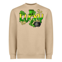 Lucky St. Patrick's Day Heavyweight Sweatshirt | Teevron