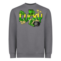 Storm Lucky St. Patrick's Day Heavyweight Sweatshirt - HowdyJamesFarm