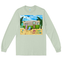 Matcha summer caravan life Long Sleeve Tee - TumblerDesignByShophia