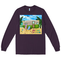 Plum summer caravan life Long Sleeve Tee - TumblerDesignByShophia
