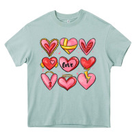 Arona sketch hearts Heavy Core Tee - MaliasSmallBusiness