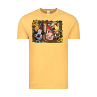 Vintage Mustard western farm animals Vintage Tee - RanaPortraitStore