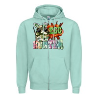 Seafoam egg hunter Zipper Hoodie - FaDigitalArtStudio