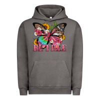 Pigment Tornado be free with butterfly and cactus flowers Urban Hoodie - Artiststas