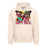 Sandshell be free with butterfly and cactus flowers Urban Hoodie - Artiststas