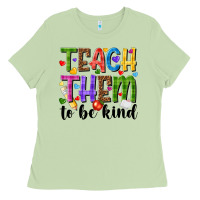 Matcha teach them to be kind Ladies Tee - NancyCooperArtShop