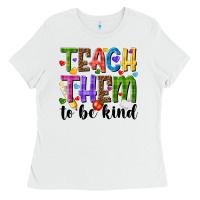 Teach Them To Be Kind Ladies Tee | Teevron