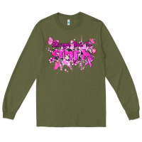 Army Green Stronger than the storm Cancer Awareness Long Sleeve Tee - HowdyJamesFarm