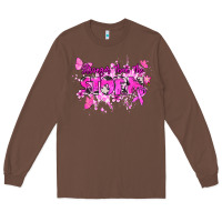 Chestnut Stronger than the storm Cancer Awareness Long Sleeve Tee - HowdyJamesFarm