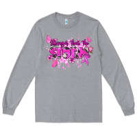 Heather Grey Stronger than the storm Cancer Awareness Long Sleeve Tee - HowdyJamesFarm