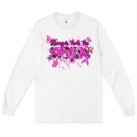 White Stronger than the storm Cancer Awareness Long Sleeve Tee - HowdyJamesFarm