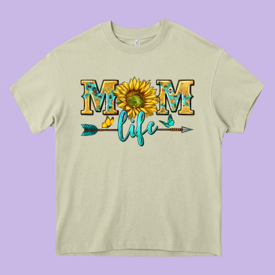 Mom Life Heavy Core Tee Designed By Nancycooperartshop