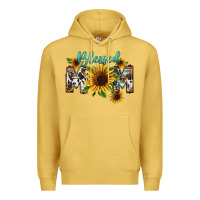 Antique Gold Blessed mom Mother's Day Premium Hoodie - FaDigitalArtStudio