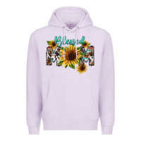 Lilac Blessed mom Mother's Day Premium Hoodie - FaDigitalArtStudio