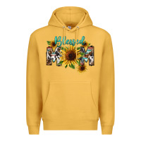 Mustard Blessed mom Mother's Day Premium Hoodie - FaDigitalArtStudio