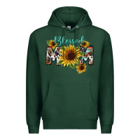 Sports Green Blessed mom Mother's Day Premium Hoodie - FaDigitalArtStudio