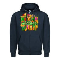 Navy nacho average mini Zipper Hoodie - FaDigitalArtStudio