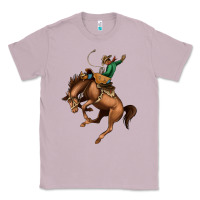 Lilac Bucking Bronco Rodeo Classic Tee - Bettercallsaul
