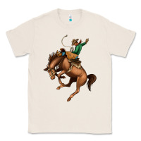 Natural Bucking Bronco Rodeo Classic Tee - Bettercallsaul