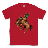Red Bucking Bronco Rodeo Classic Tee - Bettercallsaul