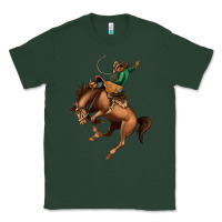 Sports Green Bucking Bronco Rodeo Classic Tee - Bettercallsaul