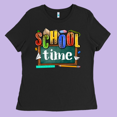 School Time Ladies Tee Designed By Nancycooperartshop