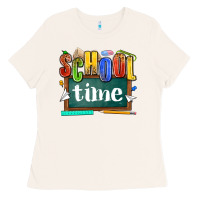 Bone school time Ladies Tee - NancyCooperArtShop