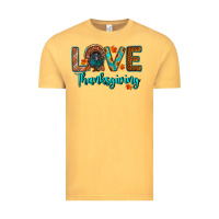 Vintage Mustard love thanksgiving turkey Vintage Tee - RanaPortraitStore