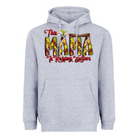 Heather Grey this mama is raising ballers softball and baseball Heavyweight Hoodie - CowhideDigitalArt