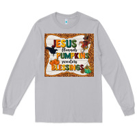Moon Dust jesus flannel's pumpkins blessings Long Sleeve Tee - TumblerDesignByShophia