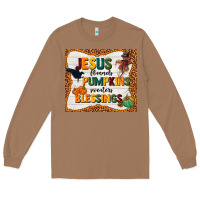 Toasted Coconut jesus flannel's pumpkins blessings Long Sleeve Tee - TumblerDesignByShophia