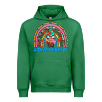Emerald teacherlife and teacher gnome rainbow Urban Hoodie - Artiststas