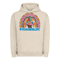 Pigment French Oak teacherlife and teacher gnome rainbow Urban Hoodie - Artiststas