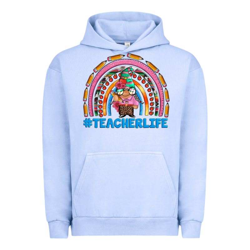 Teacherlife And Teacher Gnome Rainbow Urban Hoodie by Artiststas | Teevron