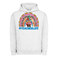 Pigment Lunar Rock teacherlife and teacher gnome rainbow Urban Hoodie - Artiststas