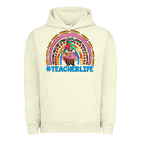 Pigment Pistachio teacherlife and teacher gnome rainbow Urban Hoodie - Artiststas