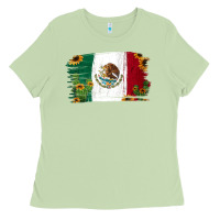 Matcha Mexican Flag Cactus Sunflower Ladies Tee - Jasminsmagicworld