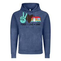 Vintage Denim Peace Love Camp Vintage Hoodie - Bettercallsaul
