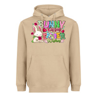Mushroom Bunny Kisses Easter Wishes Heavyweight Hoodie - CowhideDigitalArt