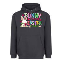 Smoke Bunny Kisses Easter Wishes Heavyweight Hoodie - CowhideDigitalArt