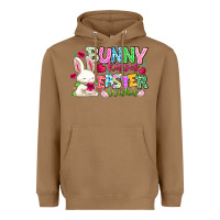 Toasted Coconut Bunny Kisses Easter Wishes Heavyweight Hoodie - CowhideDigitalArt
