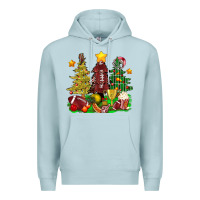 Blue Mist christmas with american football trees bbs Premium Hoodie - BundleAndBundleShop