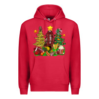 Cardinal christmas with american football trees bbs Premium Hoodie - BundleAndBundleShop