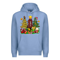 Colony Blue christmas with american football trees bbs Premium Hoodie - BundleAndBundleShop