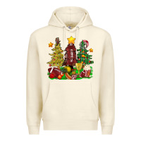 Sandshell christmas with american football trees bbs Premium Hoodie - BundleAndBundleShop