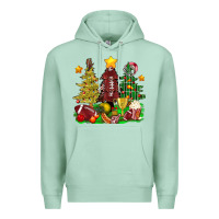 Seafoam christmas with american football trees bbs Premium Hoodie - BundleAndBundleShop