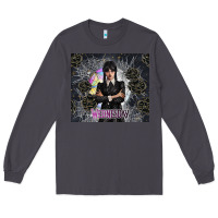 Smoke gothic girl with black rose Long Sleeve Tee - TumblerDesignByShophia