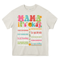 Cream mama its okay Heavy Core Tee - JahusDesignShop