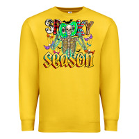 Lemon Spooky Season Premium Sweatshirt - CowhideDigitalArt