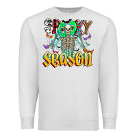 Oatmeal Heather Spooky Season Premium Sweatshirt - CowhideDigitalArt